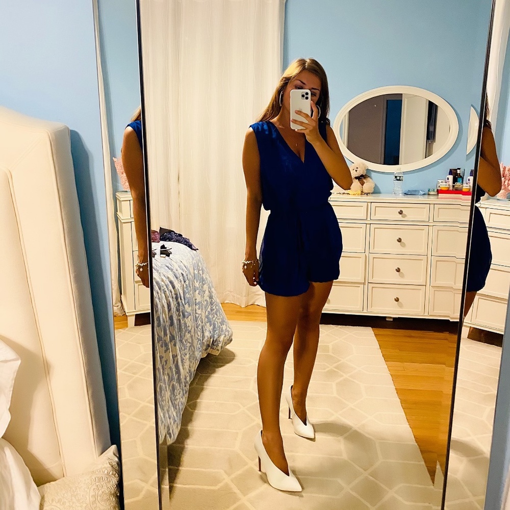Blue Romper - Picture 1 of 4